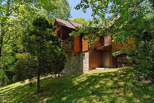 Tennessee Vacation Cabin Rental with access to a stocked private fishing